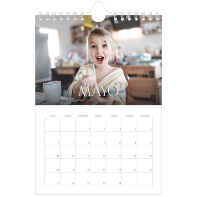 Calendario personalizado A5 — Doce grandes meses [portada]