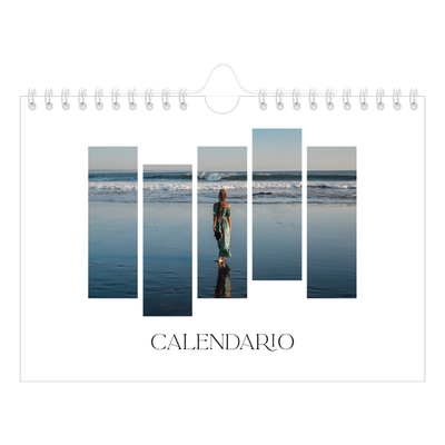 Calendario personalizado A5 — Fragmentos de viaje [portada]
