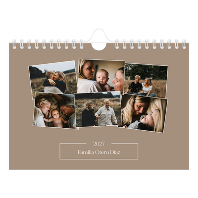 Calendario personalizado A5 — Recuerdos artesanales [portada]