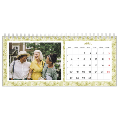 Calendarios de mesa — Floreciendo [Abril]