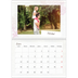 Calendario personalizado doble A4 — Papel de regalo floral [Enero]