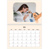 Calendario personalizado doble A4 — Perros y garabatos [Abril]