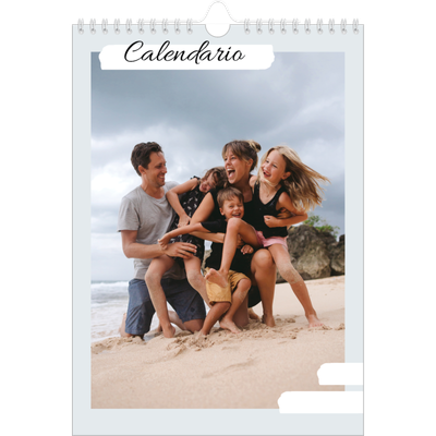 Calendario personalizado A4 — Tonos apagados [portada]