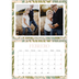Calendario personalizado doble A4 — Tapiz floral [Febrero]