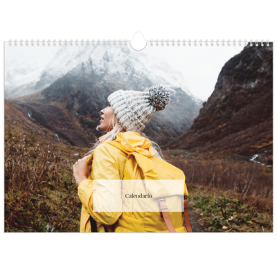 Calendario A3 horizontal — Calendario clásico [portada]
