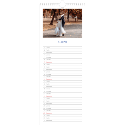 Calendario de cocina  — Clásico cobalto [Marzo]