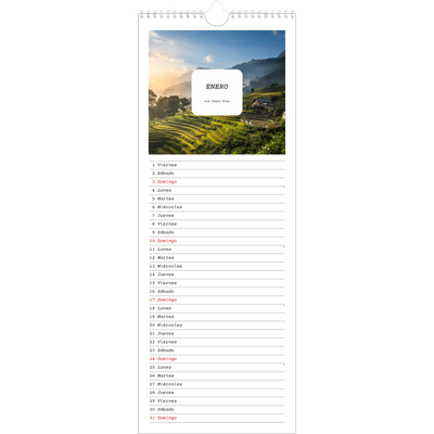 Calendario de cocina  — La historia completa [Enero]