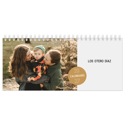 Calendarios de mesa — Pegatina de foto [portada]