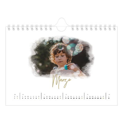 Calendario personalizado A5 — Efectos fotográficos [Marzo]