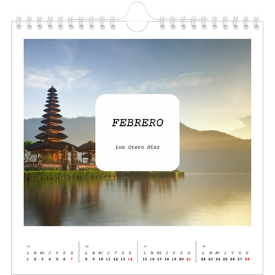 Calendarios Cuadrados — La historia completa [Febrero]