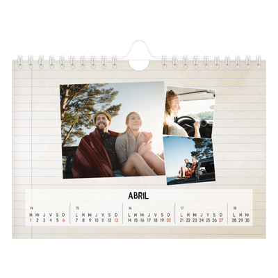 Calendario personalizado A5 — Parts unknown [Abril]