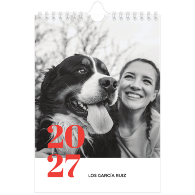 Calendario personalizado A5 — Un año genial [portada]