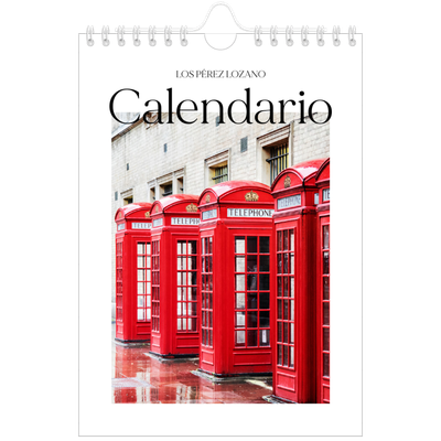 Calendario personalizado A5 — Mi diario de viaje [portada]