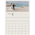 Calendario personalizado doble A4 — Iniciales en flor [Enero]