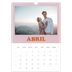Calendarios A3 — Marcos retro [Abril]