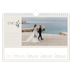 Calendario A4 horizontal — Iniciales en flor [Enero]