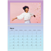 Calendario personalizado doble A4 — Tonos pastel [Marzo]