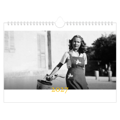 Calendario A4 horizontal — Estilo Heritage [portada]