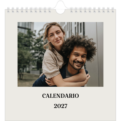 Calendarios Cuadrados — Marfil simple [portada]
