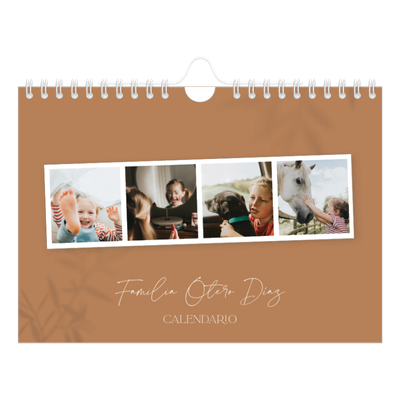Calendario personalizado A5 — Con los pies en la tierra [portada]