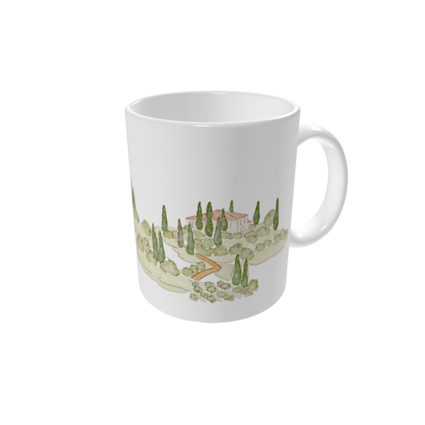 Tazas personalizadas — Acuarela y poesía