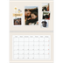 Calendario personalizado doble A4 — Scrapbook vintage [Febrero]