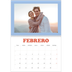 Calendario personalizado doble A4 — Marcos retro [Febrero]