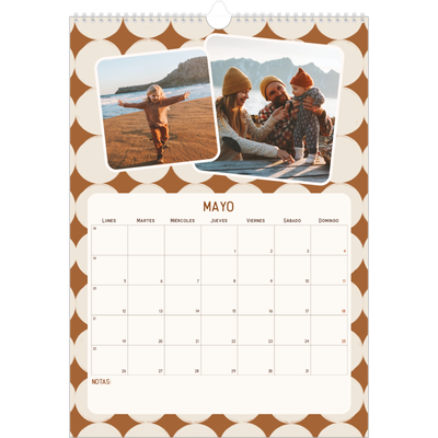 Calendarios A3 — Patrones retro [portada]