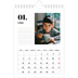 Calendario personalizado A5 — Serif y momentos [Enero]