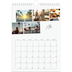 Calendario personalizado A4 — Descanso de la ciudad [Abril]