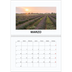 Calendario personalizado doble A4 — Foto simple [Marzo]