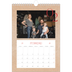 Calendario personalizado A4 — Toques de rojo [Febrero]