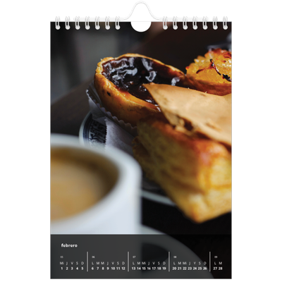 Calendario personalizado A5 — Complementos [Febrero]