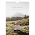 Calendario personalizado A4 — Cajas de tiras de fotos [portada]