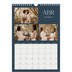 Calendario personalizado A4 — Pizarra y caligrafía [Abril]