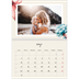 Calendario personalizado doble A4 — Flores pintadas [Marzo]