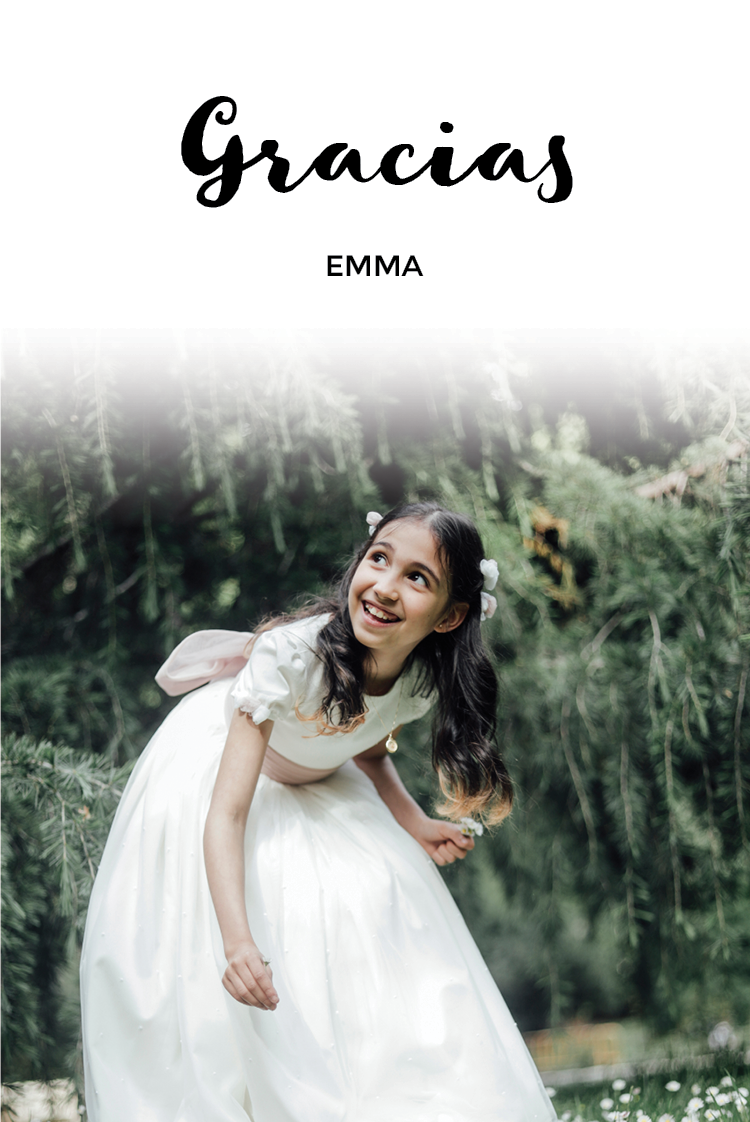 Tarjetas de agradecimiento — Caligrafía