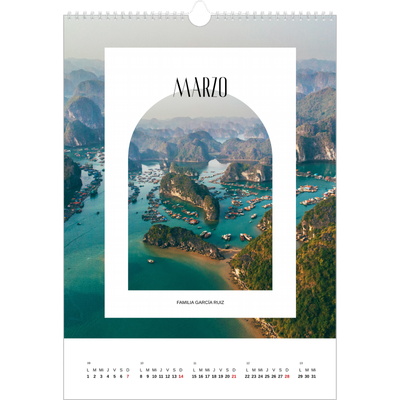 Calendarios A3 — El arco abierto [Marzo]