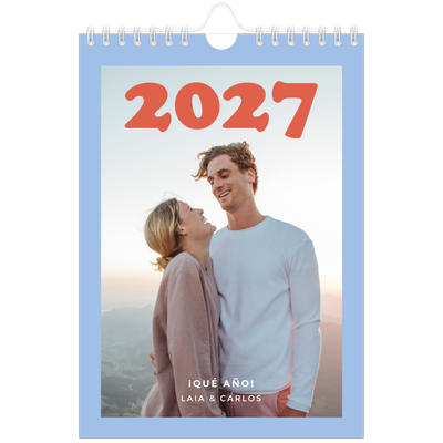 Calendario personalizado A5 — Marcos retro [portada]