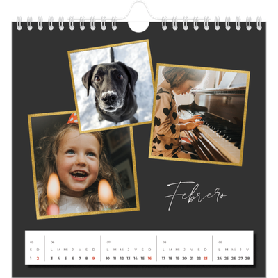 Calendarios Cuadrados — Tantos recuerdos [Febrero]