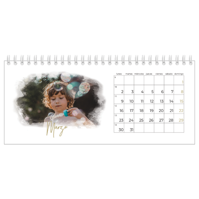 Calendarios de mesa — Efectos fotográficos [Marzo]