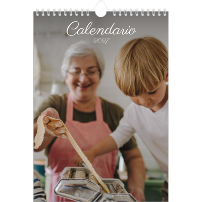 Calendario personalizado A4 — Mes escrito a mano [portada]