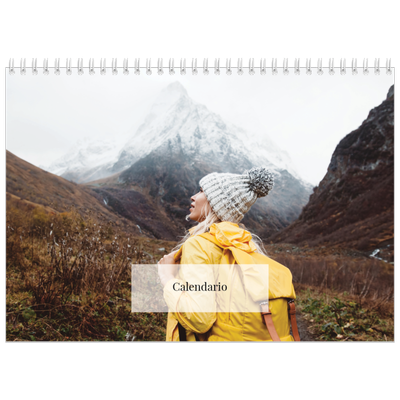 Calendario personalizado doble A4 — Calendario clásico [portada]