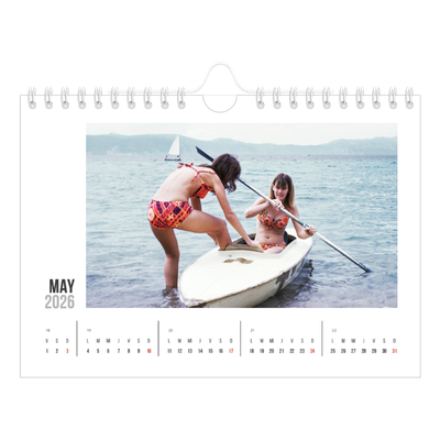 Calendario personalizado A5 — Texto abreviado [portada]