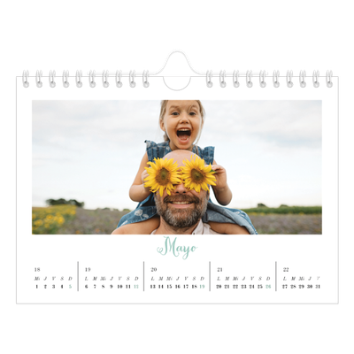Calendario personalizado A5 — Hola, mundo [portada]