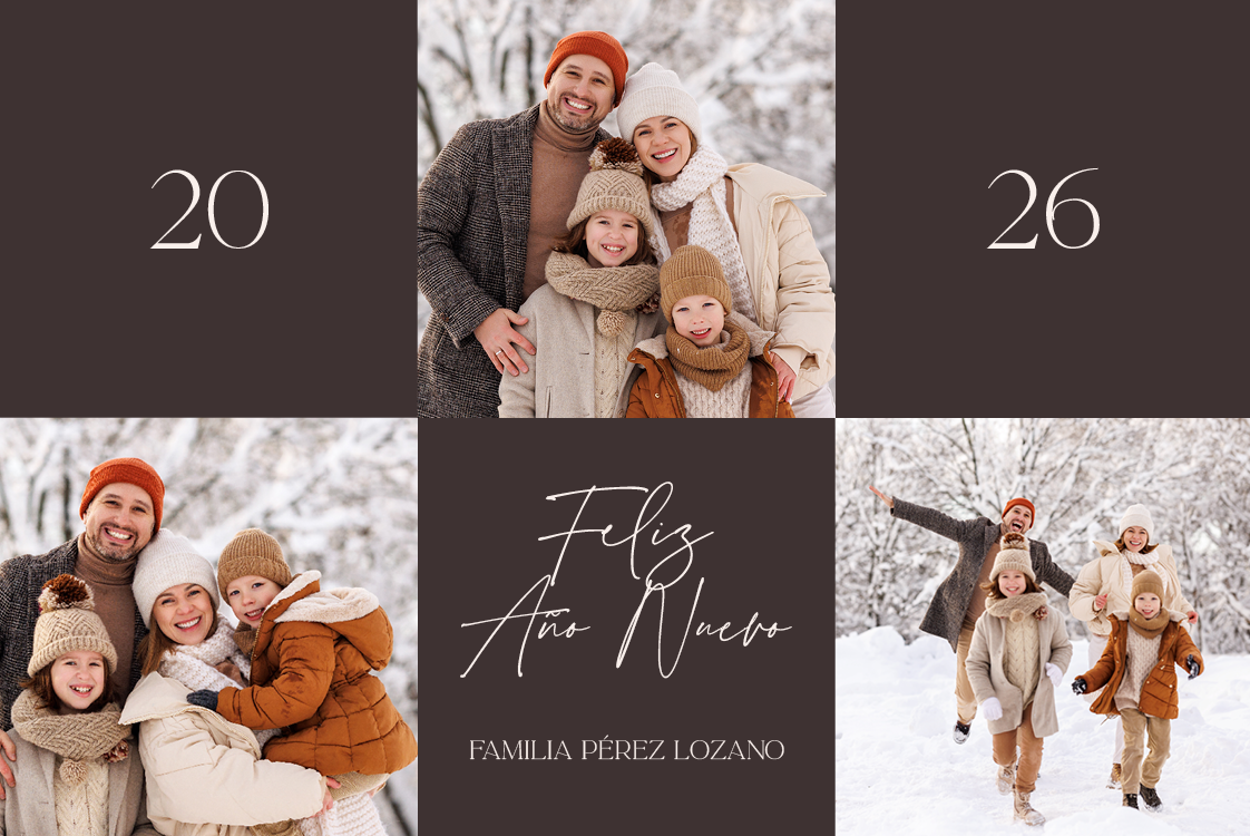 Tarjetas — Fotos a cuadros