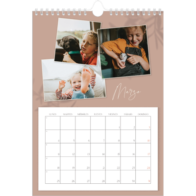 Calendario personalizado A4 — Con los pies en la tierra [Marzo]