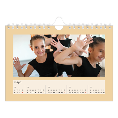 Calendario personalizado A5 — Neo Scandi [portada]