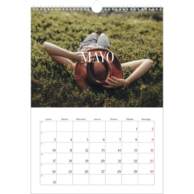 Calendarios A3 — Escapada infinita [Mayo]