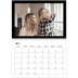 Calendario personalizado doble A4 — Margen negro [Abril]